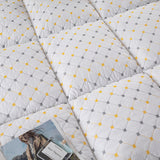 Hotel Quality Fully Fitted Mattress Topper Airsoft 1200GSM Checked