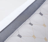 Queling Luxury European Pillow Checked Cozy Plush Soft 1300g