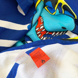 Magic Unicorn Hooded Beach Towel Poncho Shark Dino Mermaid